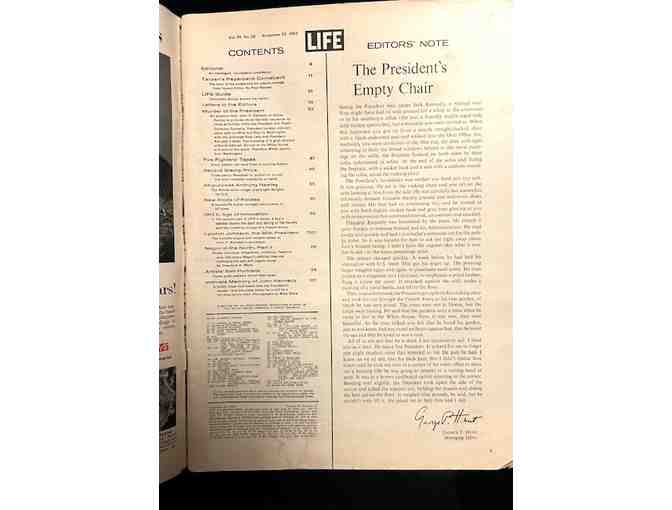 LIFE MAGAZINE: 1963 Original JFK (Kennedy Assassination) - Complete Issue - Photo 4