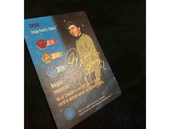 3 AUTOGRAPH: Star Trek "Chekov" (Walter Koenig, Promo Card) - Photo 3