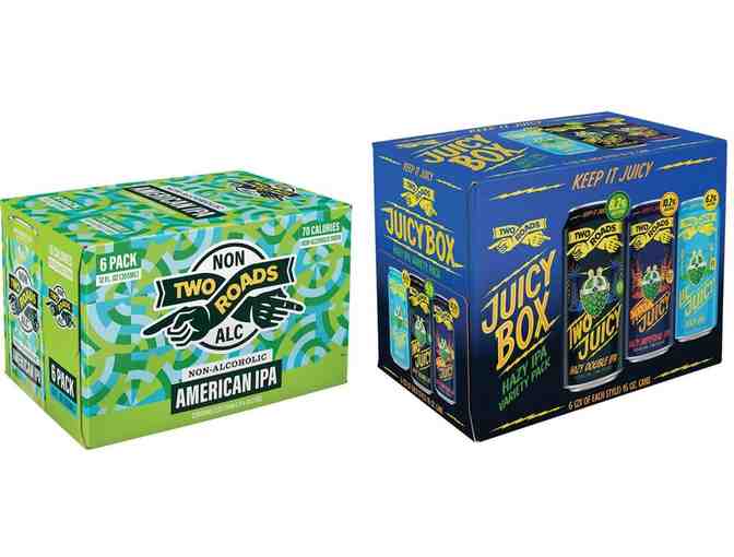 BEER: SAMPLER (6 Cans, from Two Roads Brewery) - Assortment - Photo 1