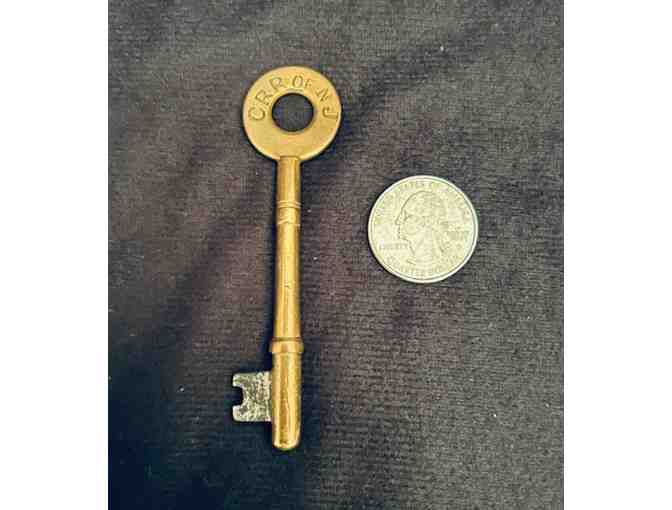 1910's: RAILROAD Antique TRAIN (Brass Key) - New Jersey Rails - Photo 1