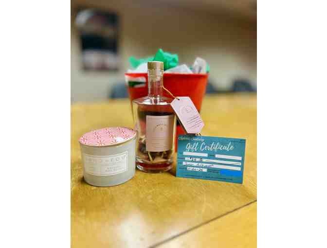 Holiday Glam Basket Pamper, Sip & Celebrate