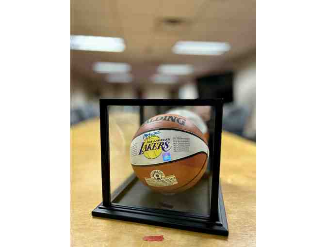 Own a Piece of Basketball History: Signed Spalding Lakers Basketball by Magic Johnson