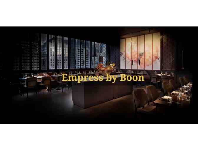 Table for 2 at Empress by Boon: An Elegant Culinary Journey from Michelin Star Chef Boon