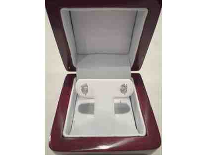 Diamond stud earrings