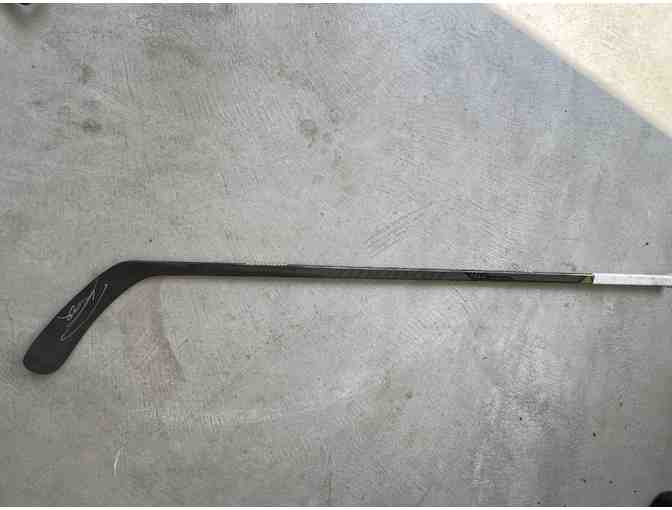 Game Used Leon Draisaitl Autographed Stick