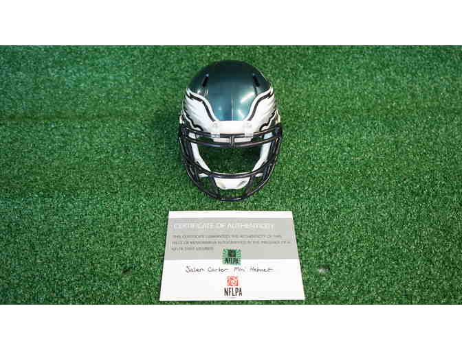 Jalen Carter Autographed Mini Helmet
