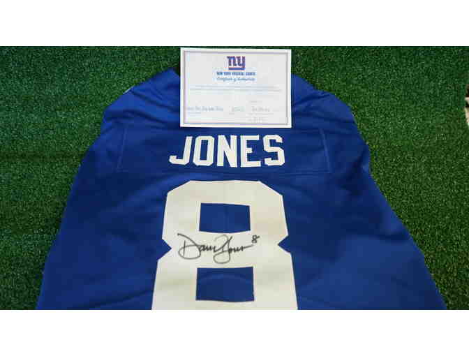 Daniel Jones Autographed Jersey