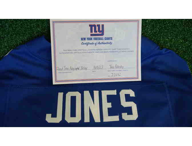 Daniel Jones Autographed Jersey