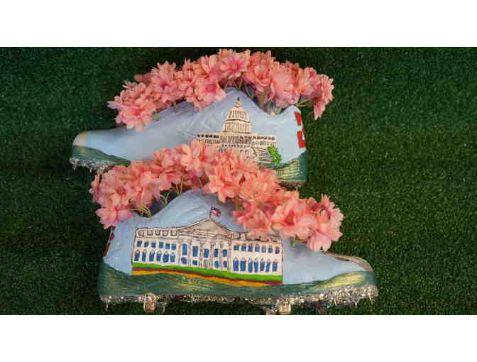 Locally Painted Cleats - Pamela Gregory