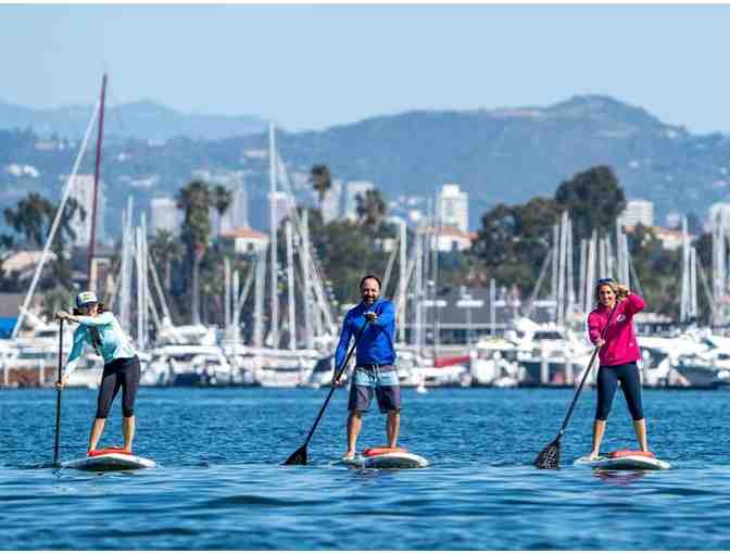 PRO SUP Shop Package - Two 1 hour Stand Up Paddleboard Rentals plus t-shirt and hat