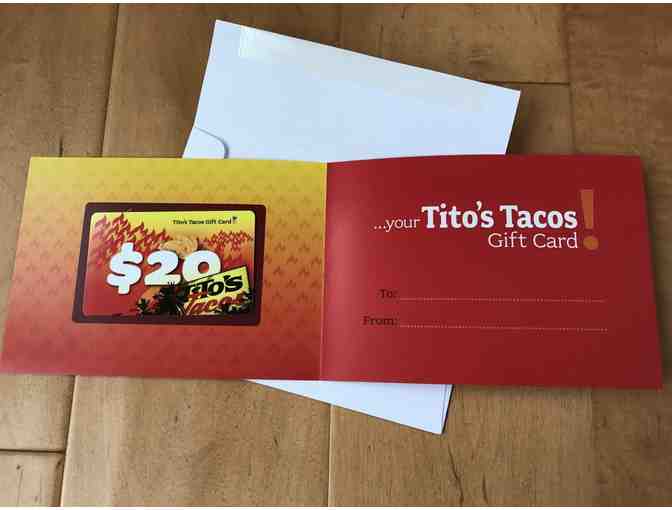 Tito's Tacos $20 Gift Card (5/10)