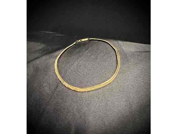 Auction - Estate Jewelry: Herringbone Bracelet - Photo 1