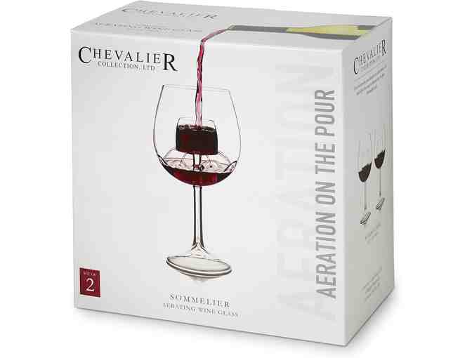 Pair of Aerating Stemmed Glasses