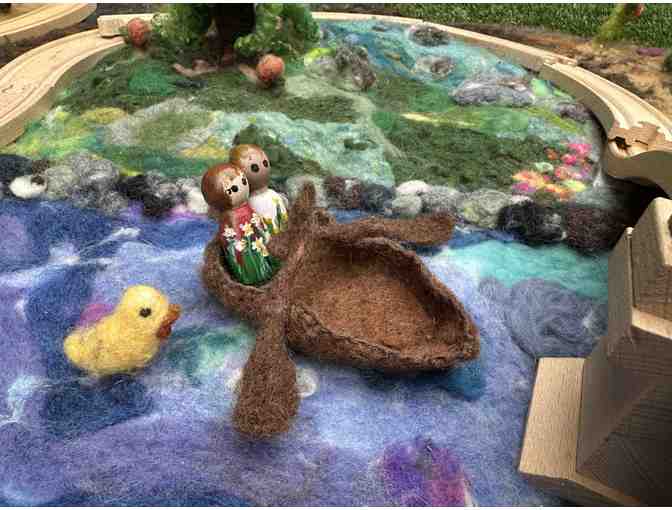 Wooden Train Set & Felted Playscape - OCS Legacy Item