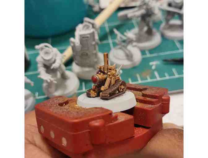 Mr. Ganesan teaches how to paint miniatures!