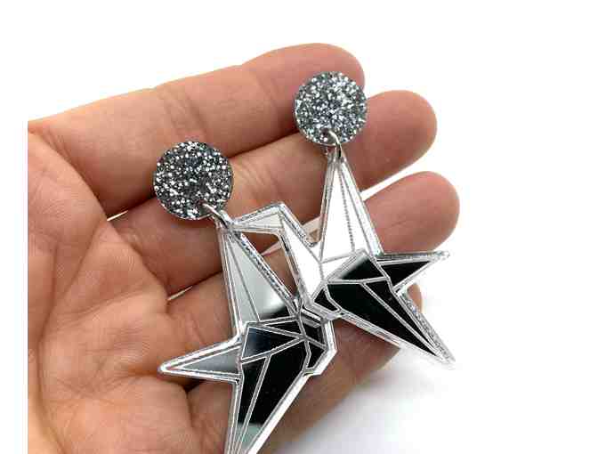 Lucky Crane Earrings by PrettyKiku