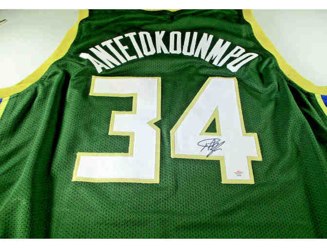 Own a Piece of MVP Greatness! - Giannis Antetokounmpo Autographed Jersey