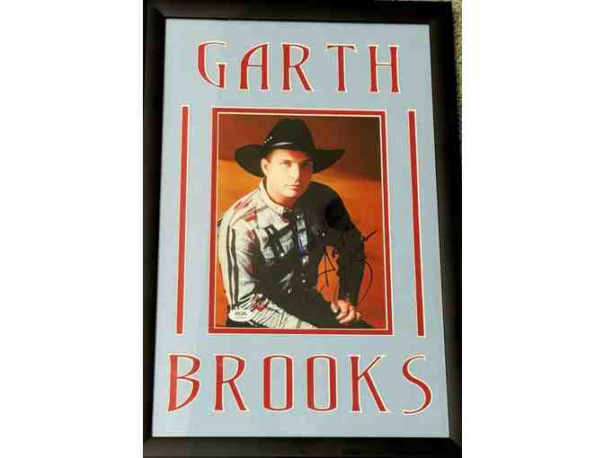 Garth Brooks Autographed Display