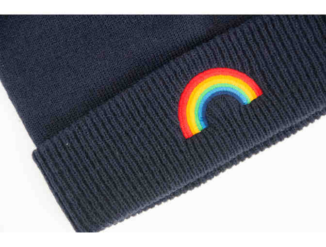 Aviator Nation Beanie with Rainbow