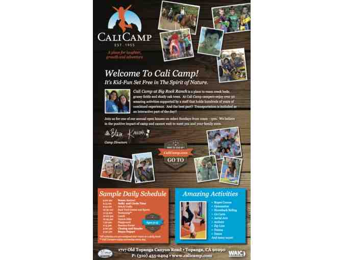 Cali Camp - $500 Credit Certificate