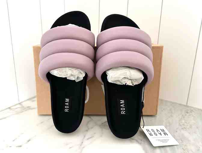 R0AM Puffy Sandals - Lavender Size 9 - Photo 1