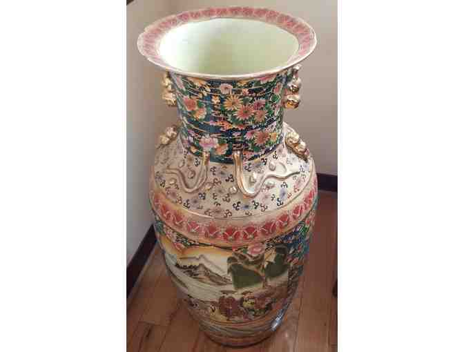 Asian Floor Vase - Photo 3