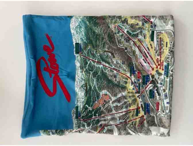 Stowe Trail Map Neck Gaiter