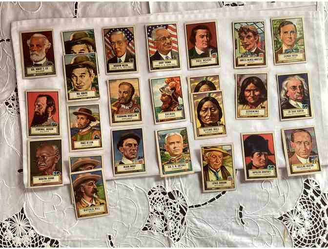 1952 Vintage Famous People Cards