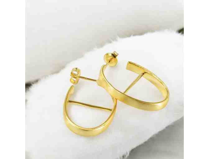 Synergy Bracelet & Earrings Set in Yellow Gold