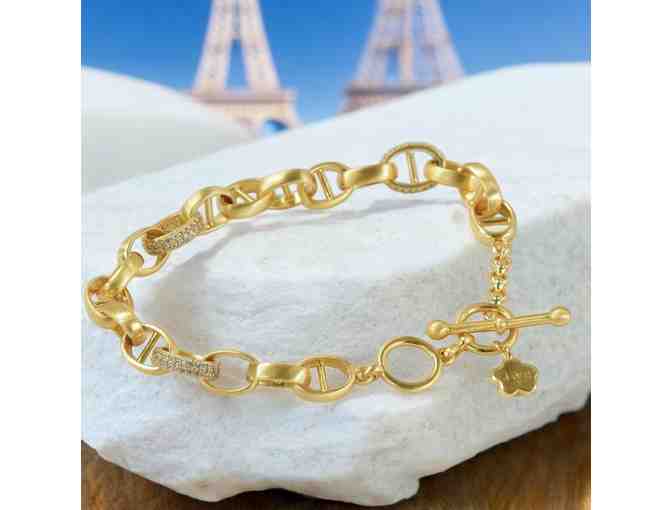 Synergy Bracelet & Earrings Set in Yellow Gold