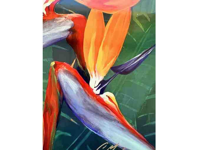 "Bird of Paradise" Print on Metal by Carol Meckling, Kauai - Photo 2