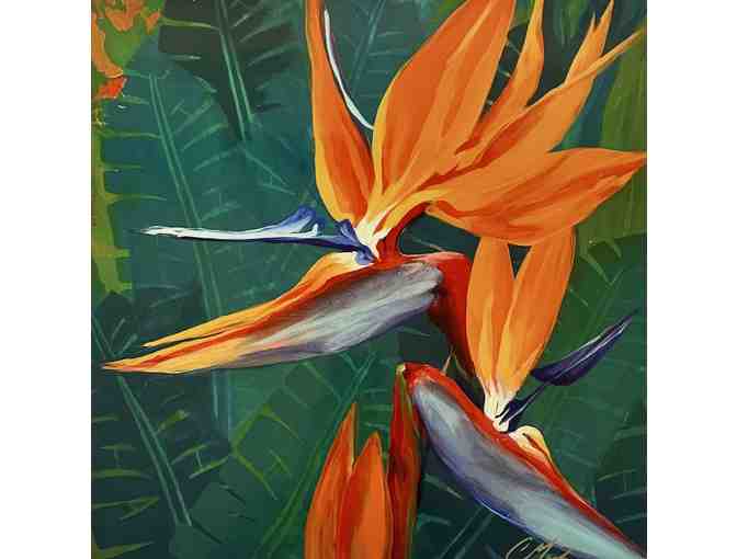 "Bird of Paradise" Print on Metal by Carol Meckling, Kauai - Photo 3