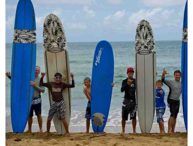 Hanalei Surf School Paddle Boarding for 4