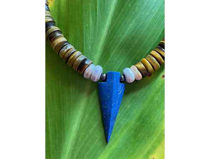 Tiger Eye Heishi Necklace, Remember Kauai