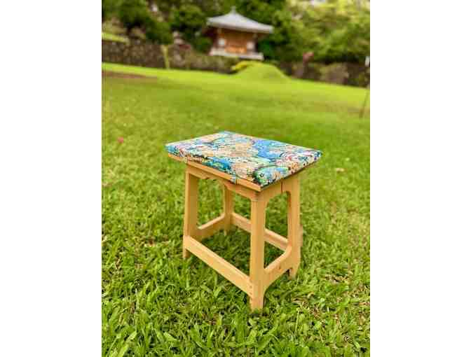 Ponderosa Pine Stool by Diane Nitta