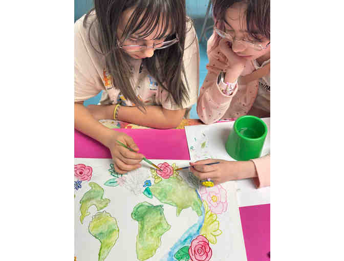 Classroom Project: Phoenix Holt's Mixed Media Ode to Mother Nature