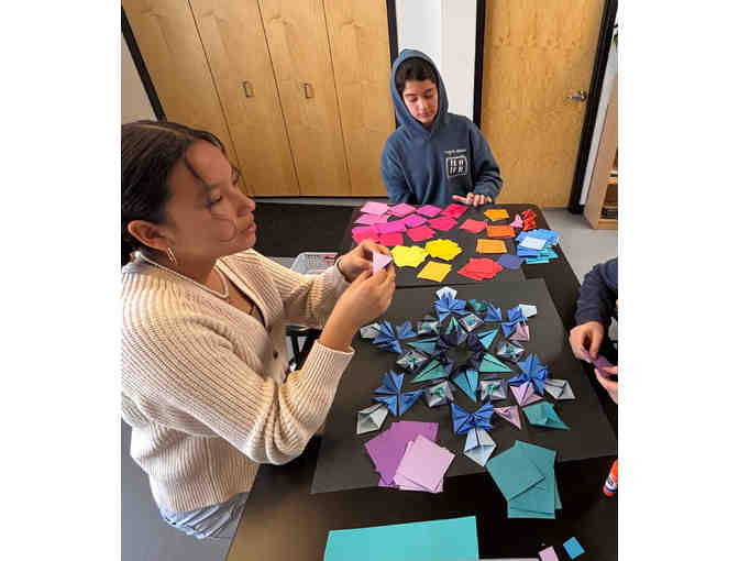 Classroom Project: Middle School Radial Symmetry Paper Relief Art