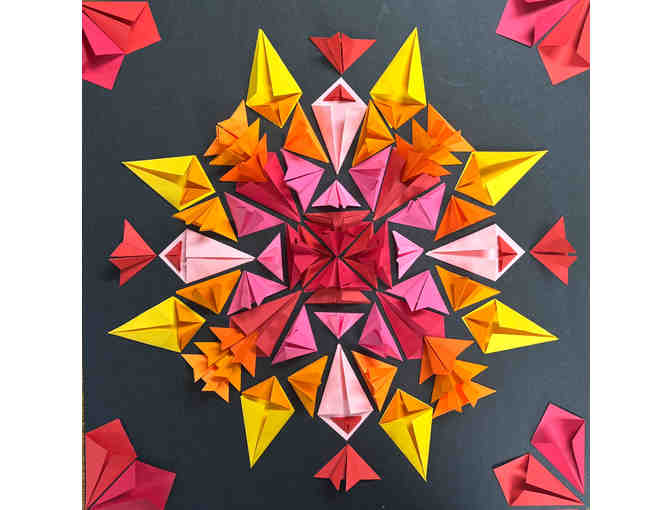 Classroom Project: Middle School Radial Symmetry Paper Relief Art