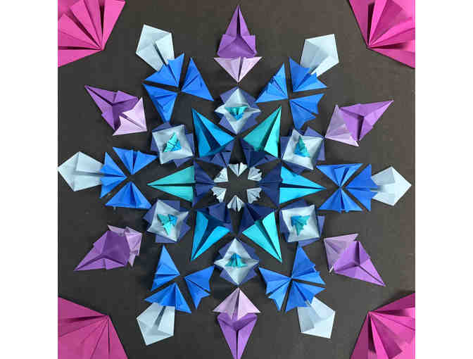 Classroom Project: Middle School Radial Symmetry Paper Relief Art