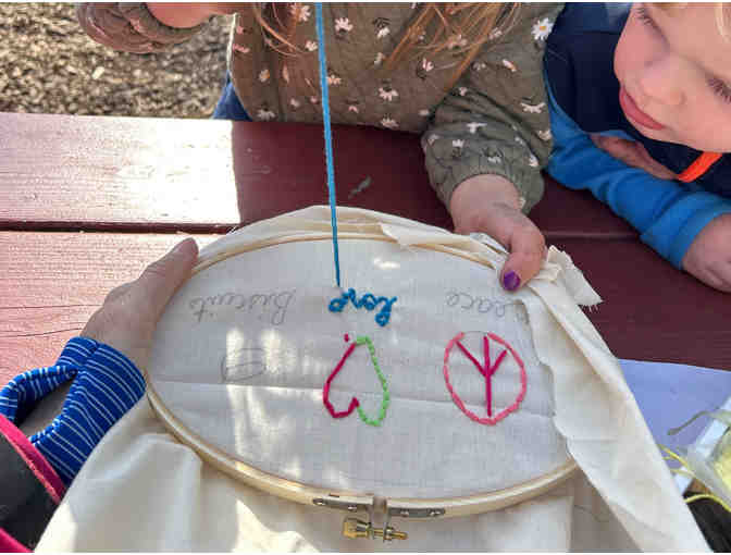 Classroom Project: Amy Price and Lydia Lewis' Embroidered Values