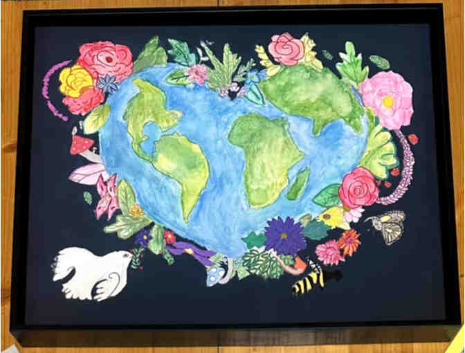 Classroom Project: Phoenix Holt's Mixed Media Ode to Mother Nature
