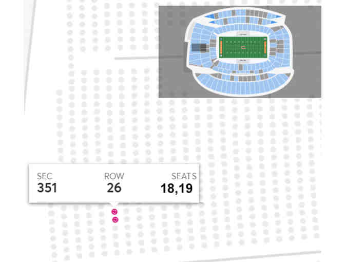 Two Tickets to Chicago Bears vs. Detroit Lions
