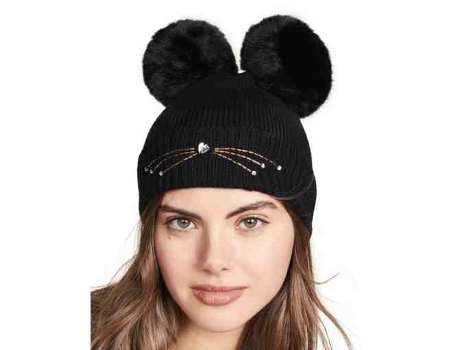 Kate Spade Embellished Cat Beanie