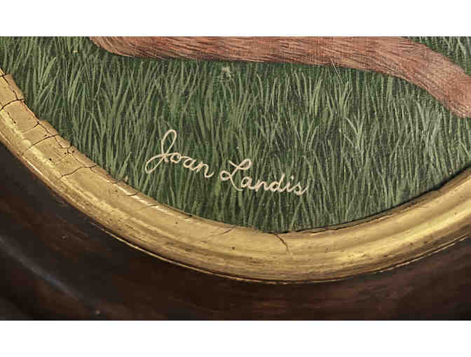 Angel Kitty Painting by Joan Landis