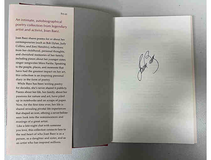 Autographed Book by Joan Baez: 'When You See My Mother, Ask Her to Dance'