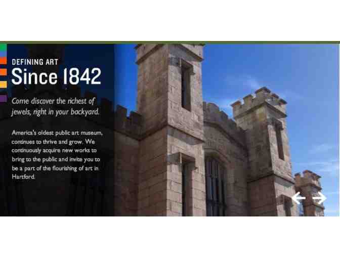 4 Tickets to the Wadsworth Atheneum Museum of Art