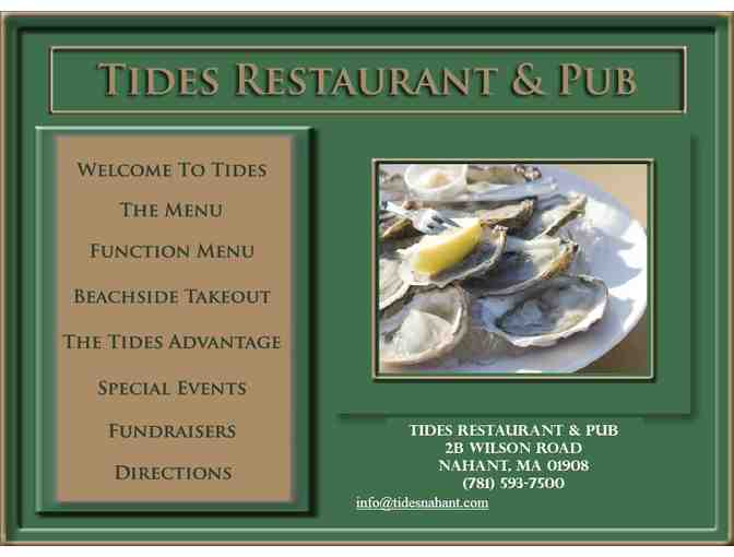 $50 Tides Gift Certificate