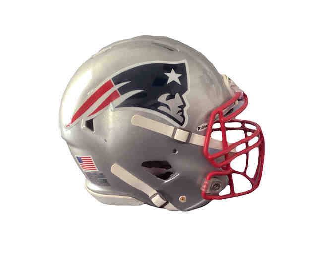 Official New England Patriots Helmet With Customizable Jermaine Wiggins '94 Autograph!