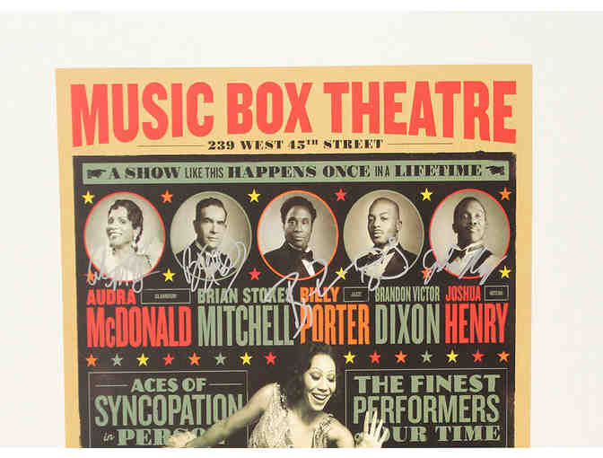 Audra McDonald, Billy Porter & principal cast-signed Shuffle Along... poster