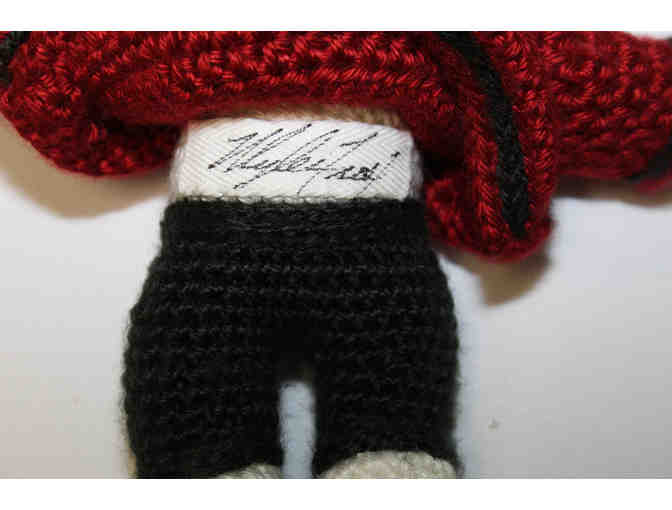 Myles Frost-signed MJ crocheted Michael Jackson doll